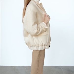 ZARA OVERSIZED BOMBER JACKET